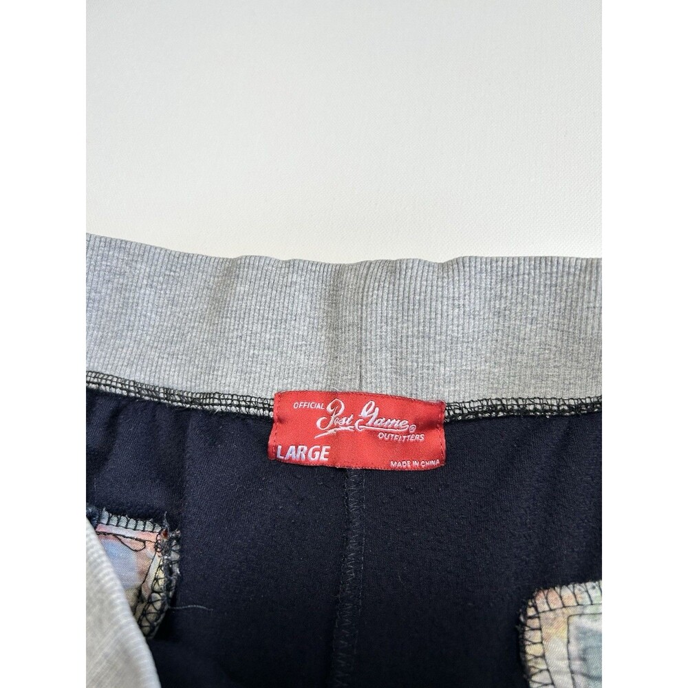 Post Game Blue Velour Joggers Size Large Zip Ankle Drawstring Pants *READ - Picture 3 of 16